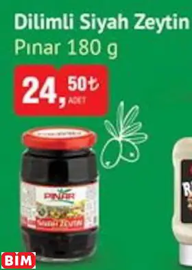 PINAR  DİLİMLİ SİYAH ZEYTİN